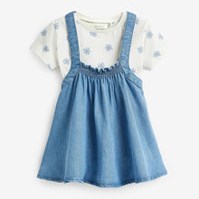 Load image into Gallery viewer, Denim Pinny Skirt Set (3mths-3-4yrs)
