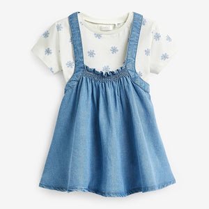 Denim Pinny Skirt Set (3mths-3-4yrs)