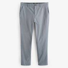 Load image into Gallery viewer, Blue Grey Stretch Chinos Trousers Slim Fit
