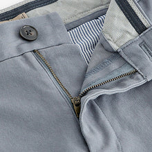 Load image into Gallery viewer, Blue Grey Stretch Chinos Trousers Slim Fit
