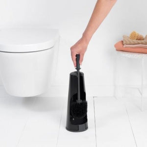 Brabantia ReNew Toilet Accessory Set of 3 Matt Black