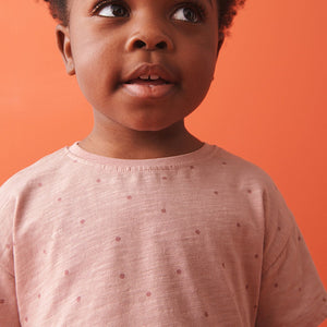 Pink Spot 100% Cotton Short Sleeve Empire T-Shirt (3mths-5-6yrs)