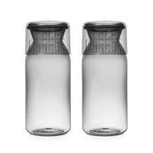 Load image into Gallery viewer, Brabantia Storage Jar with Measuring Cup, Set of 2 Dark Grey
