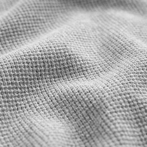 Grey Oxford Crew Neck Regular Mock Shirt Jumper