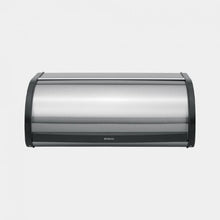 Load image into Gallery viewer, Brabantia Roll Top Bread Bin Matt Steel Fingerprint Proof
