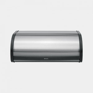 Brabantia Roll Top Bread Bin Matt Steel Fingerprint Proof