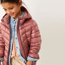 Load image into Gallery viewer, Pink Lightweight Shower Resistant Short Padded Coat (3-12yrs)
