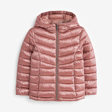 Load image into Gallery viewer, Pink Lightweight Shower Resistant Short Padded Coat (3-12yrs)
