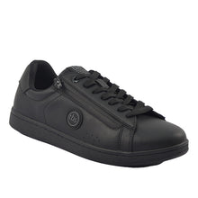 Load image into Gallery viewer, Men&#39;s Tennis Shoes Side Zip Black
