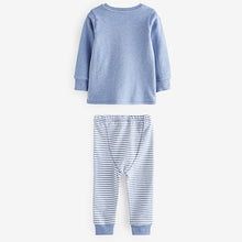 Load image into Gallery viewer, Light Blue Bear Long Sleeve 3 Pack Pyjamas Set (12mths-6yrs)

