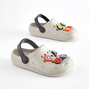 Neutral Marvel Clogs
