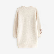 Load image into Gallery viewer, Cream Sequin Jumper Dress (3-12yrs)
