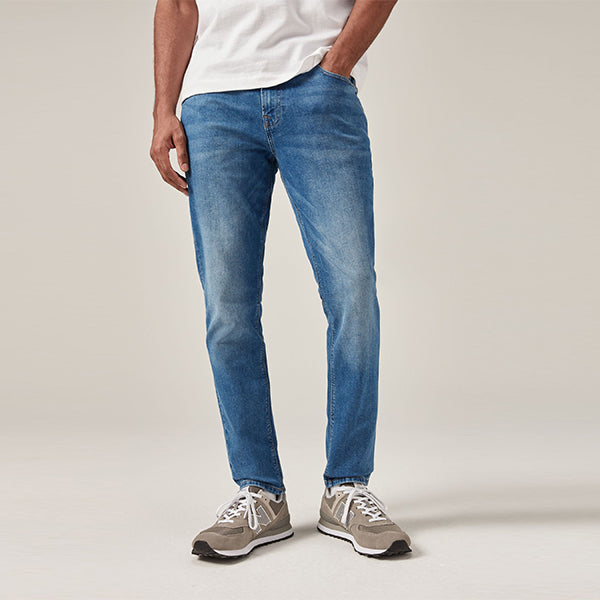 Bright Blue Skinny Fit Jeans With Stretch