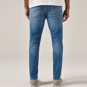 Blue Light Skinny Fit Classic Stretch Jeans