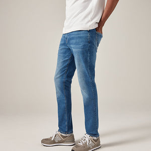 Blue Light Skinny Fit Classic Stretch Jeans