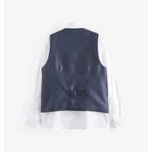 Load image into Gallery viewer, Navy Blue Waistcoat Set (3-12yrs)
