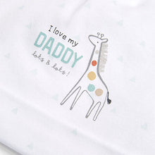 Load image into Gallery viewer, Giraffe Daddy Tie Top Baby Hats 2 Packs (0-6mths)
