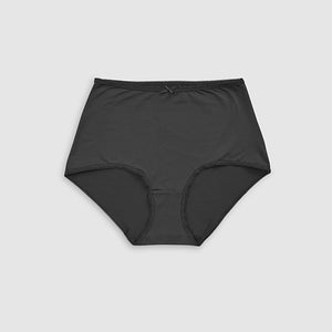 Black/White/Nude Full Brief Microfibre Knickers 5 Pack