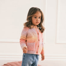 Load image into Gallery viewer, Pink Bobble Cardigan (3mths-5-6yrs)
