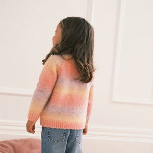 Pink Bobble Cardigan (3mths-5-6yrs)