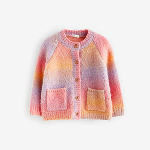 Pink Bobble Cardigan (3mths-5-6yrs)