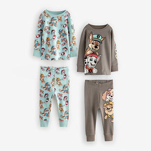 Blue/Grey Paw Patrol 2 Pack Snuggle Pyjamas (12mths-5yrs)