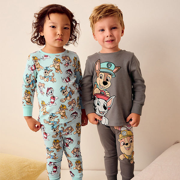 Blue/Grey Paw Patrol 2 Pack Snuggle Pyjamas (12mths-5yrs)