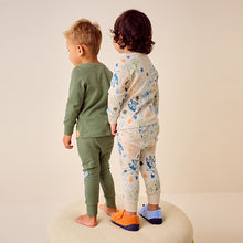 Load image into Gallery viewer, Khaki/Cream Bluey Snuggle Pyjamas 2 Pack
