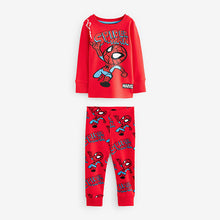 Load image into Gallery viewer, Marvel Red/Green/Blue Snuggle Pyjamas 3 Pack (9mths-6yrs)

