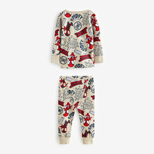 Load image into Gallery viewer, Spidey and Friends Red/Ecru Cream 2 Pack Snuggle Pyjamas (12mths-6yrs)
