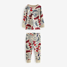 Load image into Gallery viewer, Spidey and Friends Red/Ecru Cream 2 Pack Snuggle Pyjamas (12mths-6yrs)
