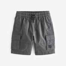 Load image into Gallery viewer, Charcoal Grey Single Cargo Shorts (3-12yrs)
