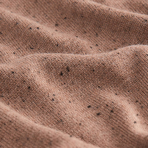 Camel Brown Crew Neck Long Sleeve Jumper