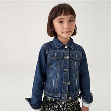 Load image into Gallery viewer, Dark Wash Western Jacket (3-12yrs)
