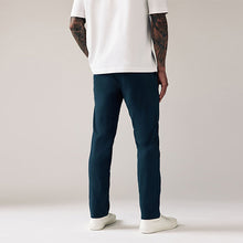 Load image into Gallery viewer, Dark Blue Stretch Chinos Trousers Slim Fit
