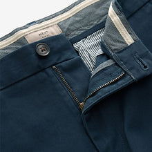 Load image into Gallery viewer, Dark Blue Stretch Chinos Trousers Slim Fit
