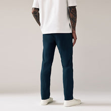 Load image into Gallery viewer, Dark Blue Stretch Chinos Trousers Slim Fit
