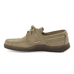 Men's Boat Shoes Leather Beige As low as