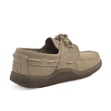 Load image into Gallery viewer, Men&#39;s Boat Shoes Leather Beige As low as
