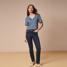 Load image into Gallery viewer, Authentic Dark Blue Slim Supersoft Jeans
