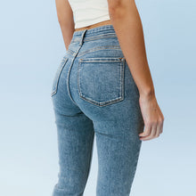 Load image into Gallery viewer, Mid Blue Supersoft Bootcut Jeans
