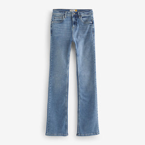 Mid Blue Supersoft Bootcut Jeans