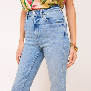 Authentic Mid Blue Slim Supersoft Jeans