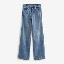 Load image into Gallery viewer, Light Blue Wide Leg Denim Jeans
