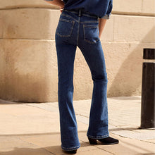 Load image into Gallery viewer, Dark Blue Supersoft Flare Jeans

