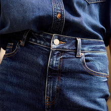 Load image into Gallery viewer, Dark Blue Supersoft Flare Jeans
