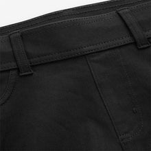 Load image into Gallery viewer, Black Jersey Denim Leggings
