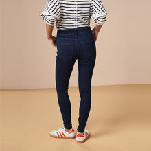 Load image into Gallery viewer, Rinse Blue Jersey Denim Leggings
