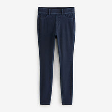 Load image into Gallery viewer, Rinse Blue Jersey Denim Leggings
