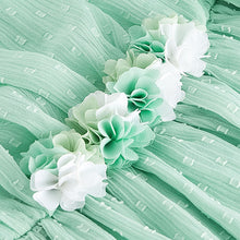 Load image into Gallery viewer, Mint Green Chiffon Corsage Dress (3-11yrs)
